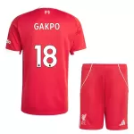 Maillot Liverpool Gakpo 18 Enfant Domicile 2025-26