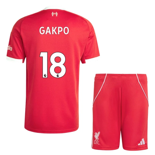 Maillot Liverpool Gakpo 18 Enfant Domicile 2025-26 Maillot Liverpool Gakpo 18 Enfant Domicile 2025-26