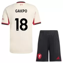 Maillot Liverpool Gakpo 18 Enfant Extérieur 2025-26 Maillot Liverpool Gakpo 18 Enfant Extérieur 2025-26