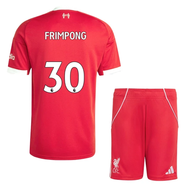 Maillot Liverpool Jeremie Frimpong 30 Enfant Domicile 2025-26 Maillot Liverpool Jeremie Frimpong 30 Enfant Domicile 2025-26
