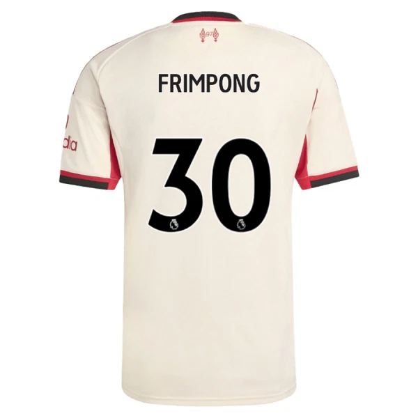 Maillot Liverpool Jeremie Frimpong 30 Homme Extérieur 2025-26 Maillot Liverpool Jeremie Frimpong 30 Homme Extérieur 2025-26