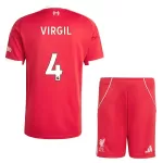 Maillot Liverpool Virgil 4 Enfant Domicile 2025-26