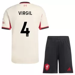 Maillot Liverpool Virgil 4 Enfant Extérieur 2025-26 Maillot Liverpool Virgil 4 Enfant Extérieur 2025-26