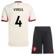 Maillot Liverpool Virgil 4 Enfant Extérieur 2025-26 Maillot Liverpool Virgil 4 Enfant Extérieur 2025-26