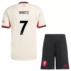 Maillot Liverpool Wirtz 7 Enfant Extérieur 2025-26 Maillot Liverpool Wirtz 7 Enfant Extérieur 2025-26
