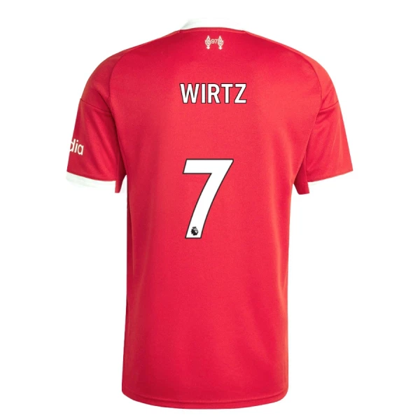 Maillot Liverpool Wirtz 7 Homme Domicile 2025-26 Maillot Liverpool Wirtz 7 Homme Domicile 2025-26