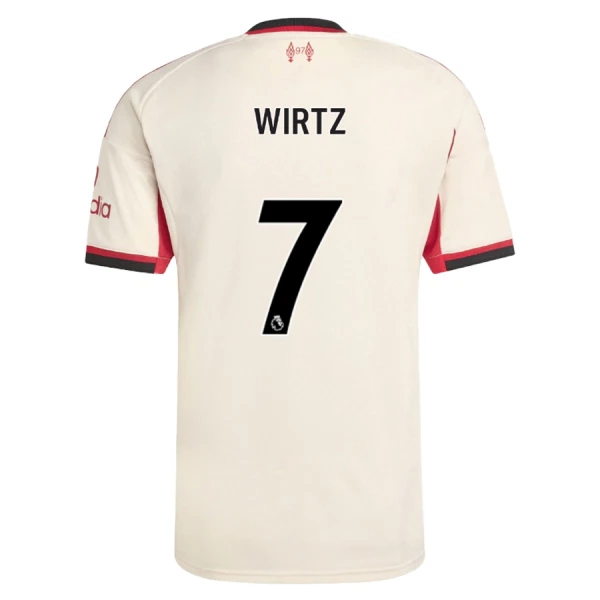 Maillot Liverpool Wirtz 7 Homme Extérieur 2025-26 Maillot Liverpool Wirtz 7 Homme Extérieur 2025-26