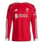 Maillot Manches Longues Liverpool Homme Domicile 2025-26