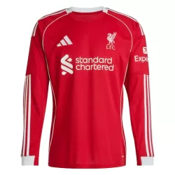 Maillot Manches Longues Liverpool Homme Domicile 2025-26 Maillot Manches Longues Liverpool Homme Domicile 2025-26