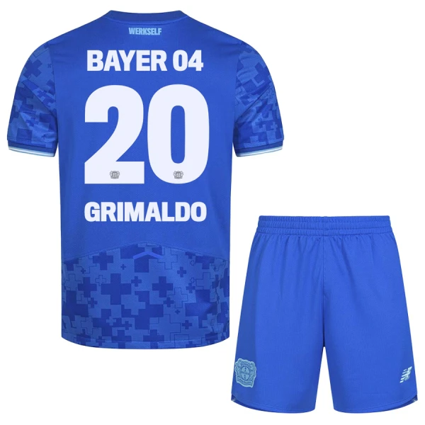 Maillot Bayer 04 Leverkusen Alejandro Grimaldo 20 Enfant Third 2025-26 Maillot Bayer 04 Leverkusen Alejandro Grimaldo 20 Enfant Third 2025-26