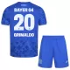 Maillot Bayer 04 Leverkusen Alejandro Grimaldo 20 Enfant Third 2025-26 Maillot Bayer 04 Leverkusen Alejandro Grimaldo 20 Enfant Third 2025-26