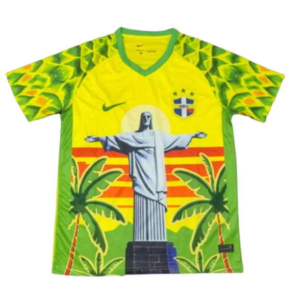 Maillot Brésil Homme 2025 Blanche Maillot Brésil Homme 2025 Blanche