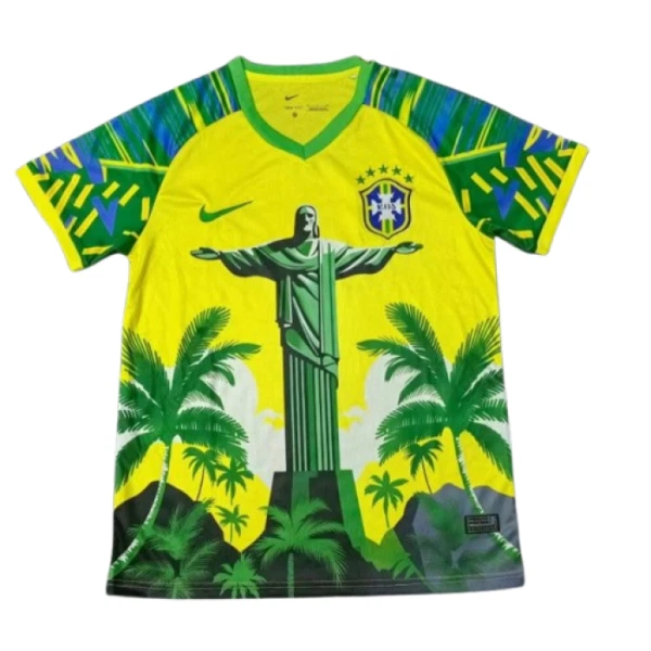Maillot Brésil Homme 2025 Verte Maillot Brésil Homme 2025 Verte