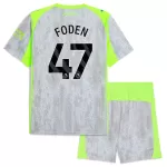 Maillot Manchester City Foden 47 Enfant Third 2025-26