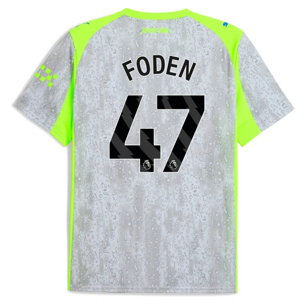 Maillot Manchester City Foden 47 Homme Third 2025-26 Maillot Manchester City Foden 47 Homme Third 2025-26