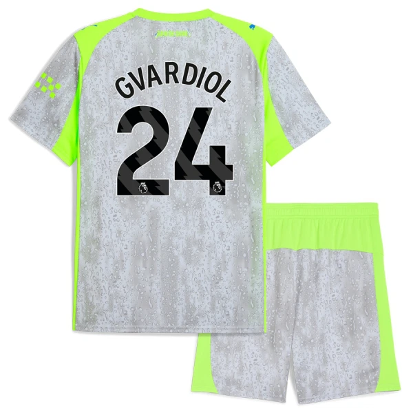 Maillot Manchester City Gvardiol 24 Enfant Third 2025-26 Maillot Manchester City Gvardiol 24 Enfant Third 2025-26