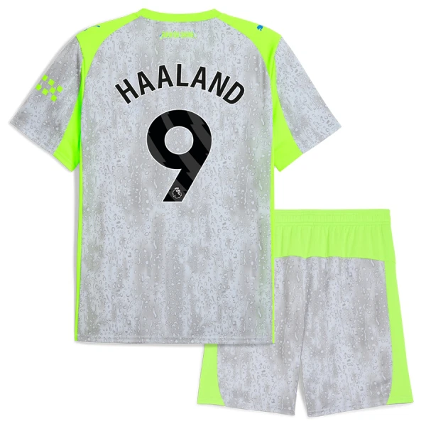 Maillot Manchester City Haaland 9 Enfant Third 2025-26 Maillot Manchester City Haaland 9 Enfant Third 2025-26