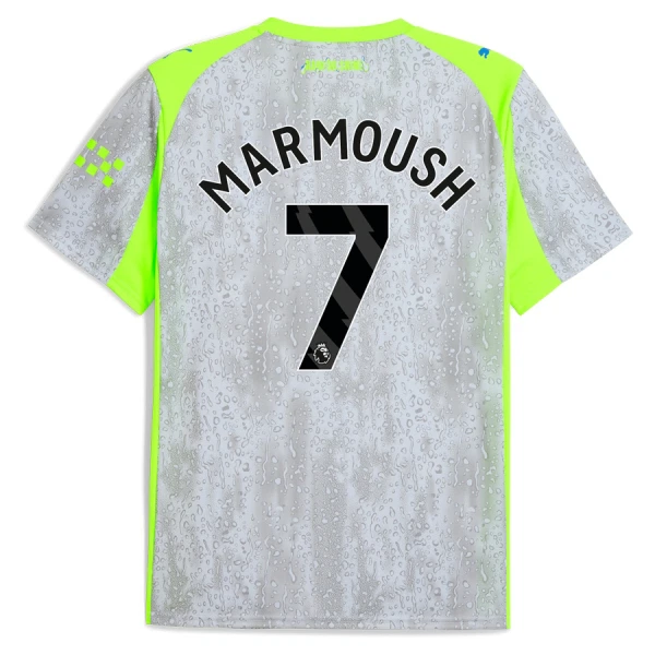 Maillot Manchester City Marmoush 7 Homme Third 2025-26 Maillot Manchester City Marmoush 7 Homme Third 2025-26