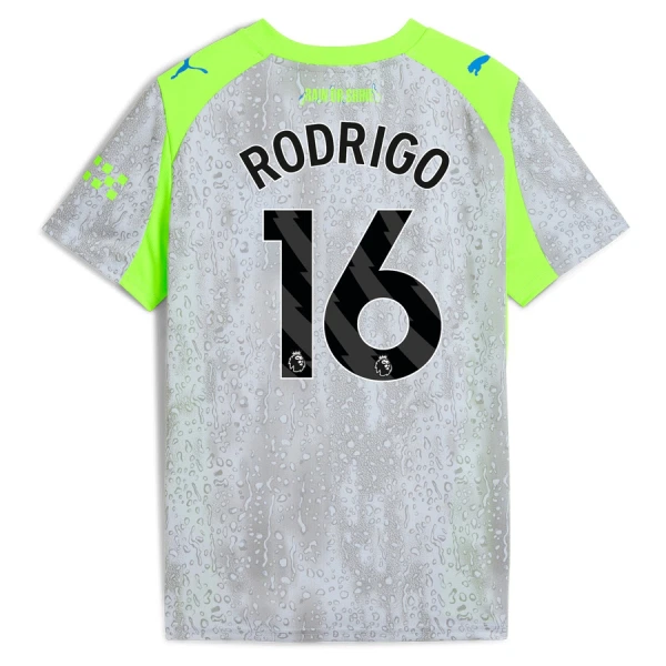 Maillot Manchester City Rodrigo 16 Homme Third 2025-26 Maillot Manchester City Rodrigo 16 Homme Third 2025-26