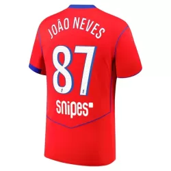 Maillot Paris Saint-Germain Joao Neves 87 Homme Third 2025-26 Maillot Paris Saint-Germain Joao Neves 87 Homme Third 2025-26