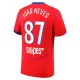 Maillot Paris Saint-Germain Joao Neves 87 Homme Third 2025-26 Maillot Paris Saint-Germain Joao Neves 87 Homme Third 2025-26
