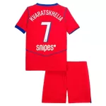 Maillot Paris Saint-Germain Kvaratskhelia 7 Enfant Third 2025-26