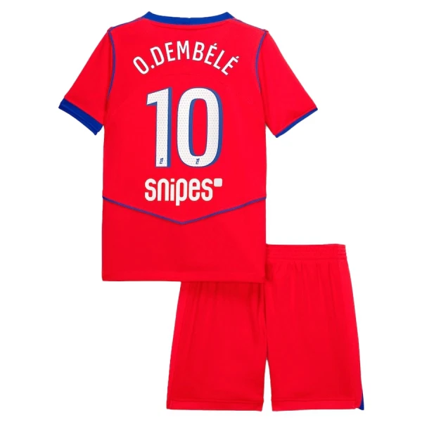 Maillot Paris Saint-Germain O. Dembele 10 Enfant Third 2025-26 Maillot Paris Saint-Germain O. Dembele 10 Enfant Third 2025-26