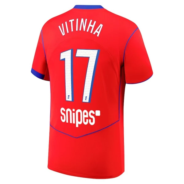 Maillot Paris Saint-Germain Vitinha 17 Homme Third 2025-26 Maillot Paris Saint-Germain Vitinha 17 Homme Third 2025-26