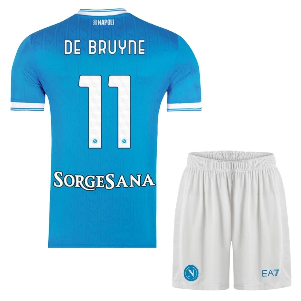 Maillot SSC Naples De Bruyne 11 Enfant Domicile 2025-26 Maillot SSC Naples De Bruyne 11 Enfant Domicile 2025-26