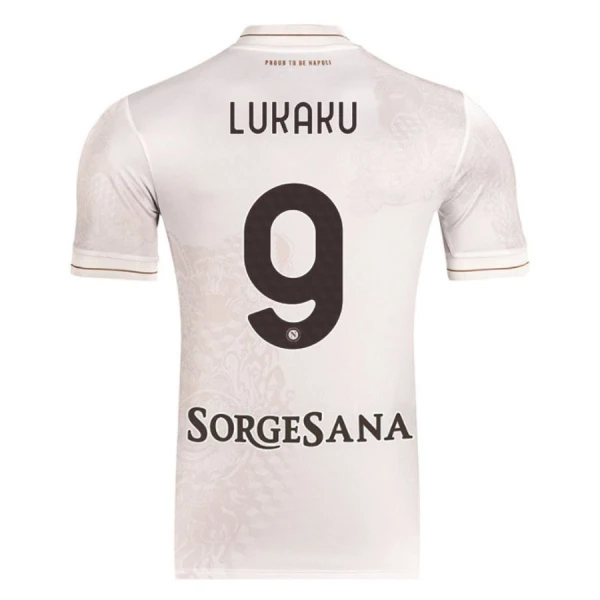 Maillot SSC Naples Lukaku 9 Homme Extérieur 2025-26 Maillot SSC Naples Lukaku 9 Homme Extérieur 2025-26