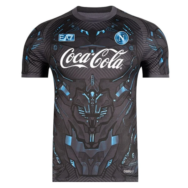 Maillot SSC Naples Pre-Match Homme 2025-26 Noire Maillot SSC Naples Pre-Match Homme 2025-26 Noire