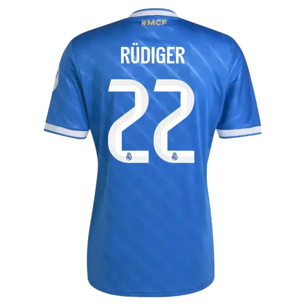 Maillot Real Madrid Rudiger 22 Homme Third 2025-26 Maillot Real Madrid Rudiger 22 Homme Third 2025-26