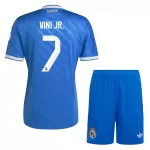 Maillot Real Madrid Vini JR 7 Enfant Third 2025-26