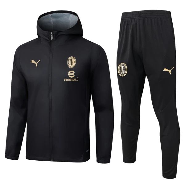 AC Milan Veste à Capuche Homme 2025-26 Noire