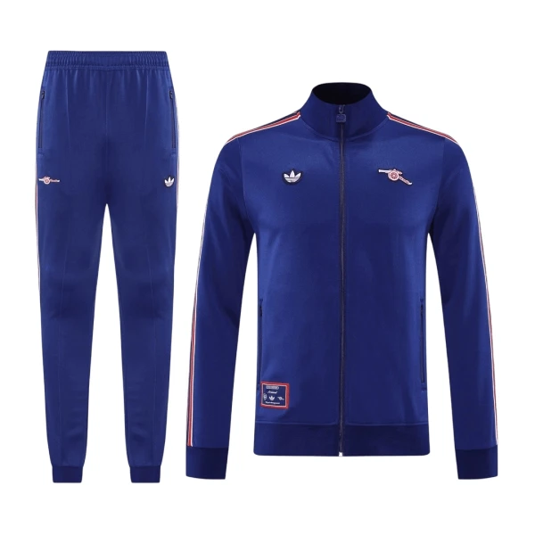 Arsenal Ensemble Vestes d'Entraînement Homme 2025-26 Bleue