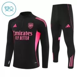 Arsenal Sweat d'Entraînement Enfant 2025-26 Quart-Zip Noire Arsenal Sweat d'Entraînement Enfant 2025-26 Quart-Zip Noire
