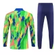 Brésil Sweat d'Entraînement Homme 2025-26 Quart-Zip Verte