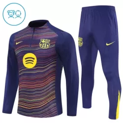 FC Barcelone Sweat d'Entraînement Enfant 2025-26 Quart-Zip Navy FC Barcelone Sweat d'Entraînement Enfant 2025-26 Quart-Zip Navy