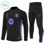 FC Barcelone Sweat d'Entraînement Enfant 2025-26 Quart-Zip Noire