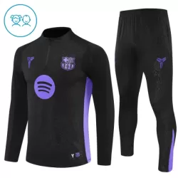 FC Barcelone Sweat d'Entraînement Enfant 2025-26 Quart-Zip Noire FC Barcelone Sweat d'Entraînement Enfant 2025-26 Quart-Zip Noire