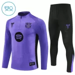 FC Barcelone Sweat d'Entraînement Enfant 2025-26 Quart-Zip Violet