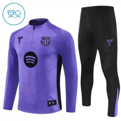 FC Barcelone Sweat d'Entraînement Enfant 2025-26 Quart-Zip Violet FC Barcelone Sweat d'Entraînement Enfant 2025-26 Quart-Zip Violet