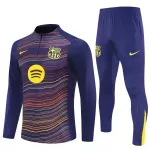 FC Barcelone Sweat d'Entraînement Homme 2025-26 Quart-Zip Navy