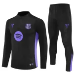 FC Barcelone Sweat d'Entraînement Homme 2025-26 Quart-Zip Noire