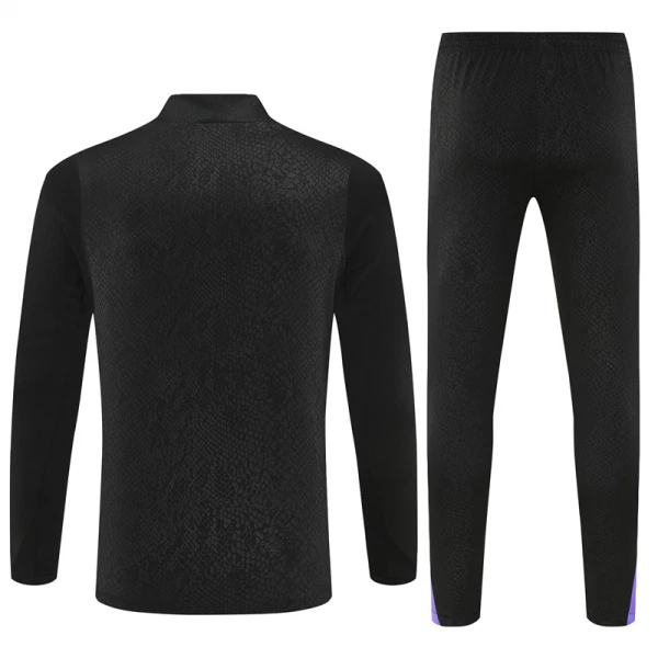 FC Barcelone Sweat d'Entraînement Homme 2025-26 Quart-Zip Noire