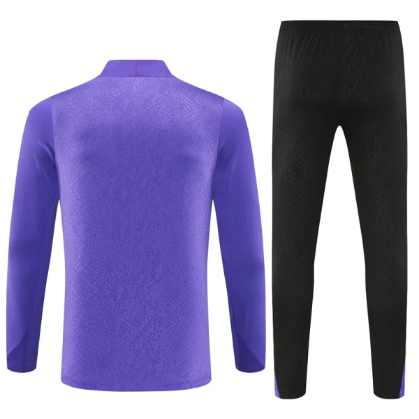 FC Barcelone Sweat d'Entraînement Homme 2025-26 Quart-Zip Violet