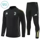 Juventus Sweat d'Entraînement Enfant 2025-26 Quart-Zip Noire Juventus Sweat d'Entraînement Enfant 2025-26 Quart-Zip Noire