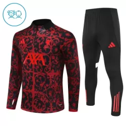 Liverpool Sweat d'Entraînement Enfant 2025-26 Quart-Zip Noire Liverpool Sweat d'Entraînement Enfant 2025-26 Quart-Zip Noire