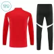 Liverpool Sweat d'Entraînement Enfant 2025-26 Quart-Zip Rouge