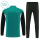 Liverpool Sweat d'Entraînement Enfant 2025-26 Quart-Zip Verte